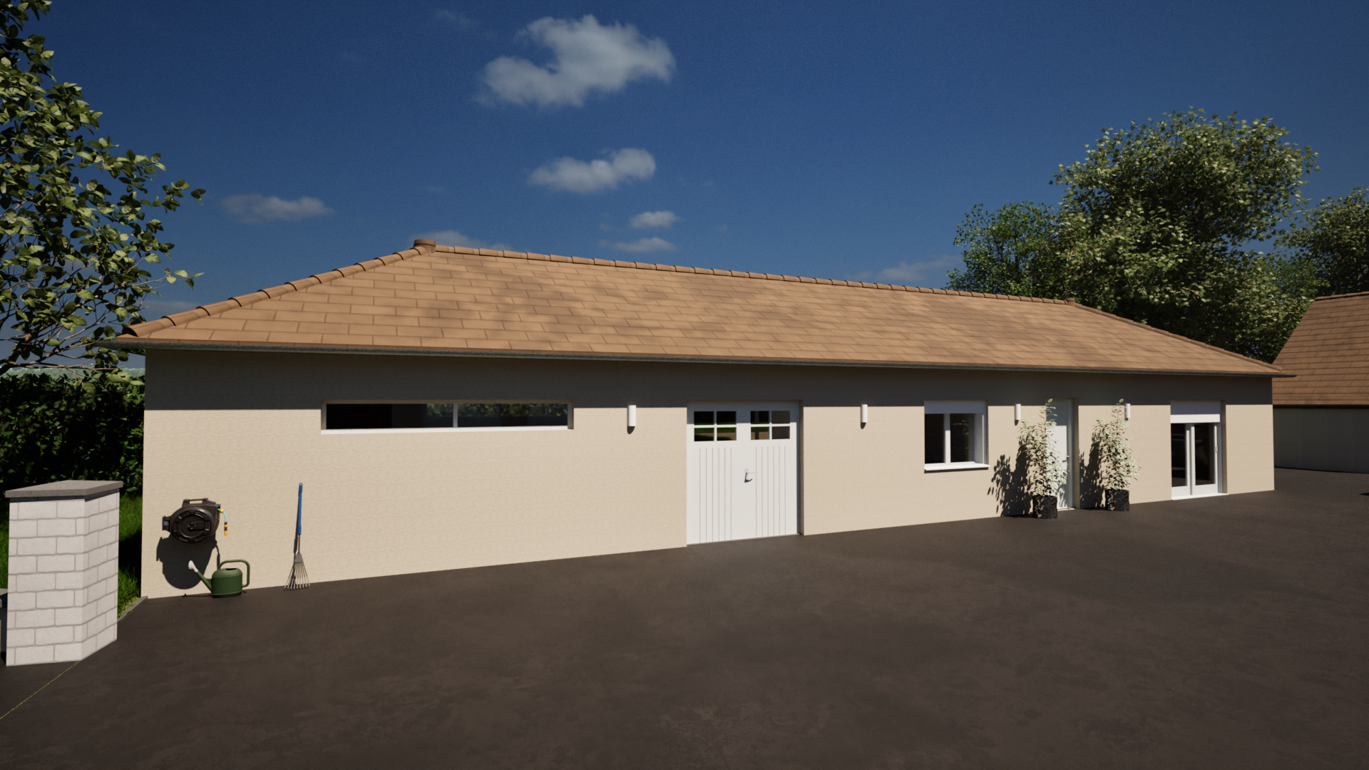 Construction d'un garage neuflize