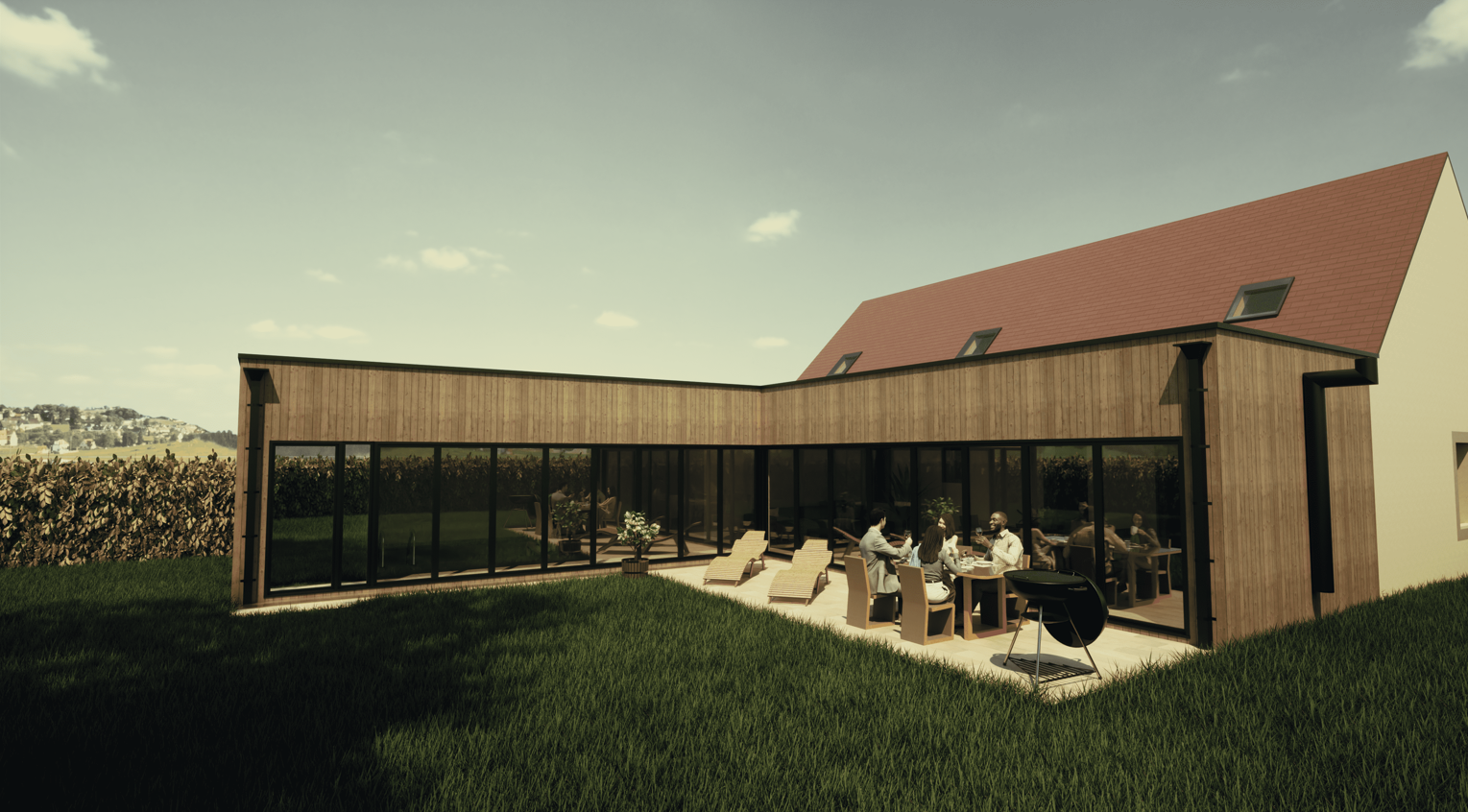Extension d'une maison individuelle