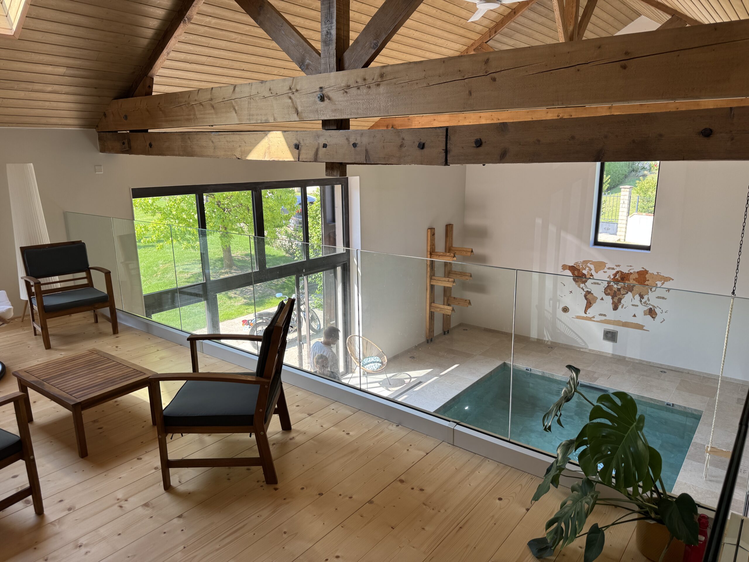 construction d'une piscine privée