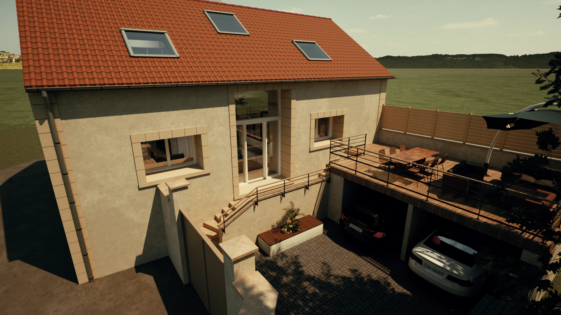 Réhabilitation d'une maison individuelle